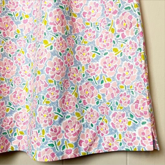 JODIFL Flutter Sleeve Top 3X pink floral ruffle blouse boxy high neck plus size - Picture 3 of 12